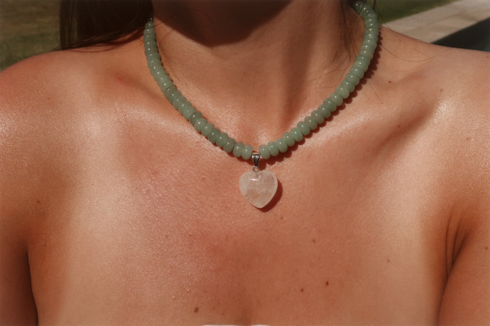 Beaded chunky necklace